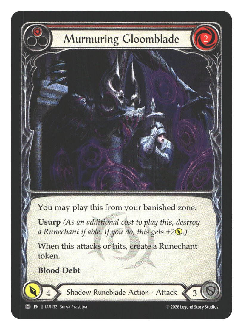 Murmuring Gloomblade (Red)