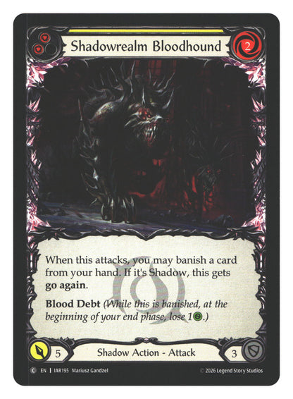 Shadowrealm Bloodhound (Yellow) | Near Mint / English / Normal