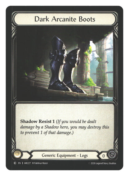 Dark Arcanite Boots | Near Mint / English / Normal