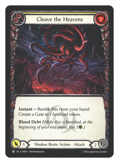 Cleave the Heavens (Yellow) | Near Mint / English / Normal