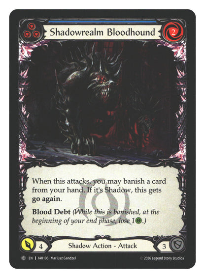 Shadowrealm Bloodhound (Blue) | Near Mint / English / Normal