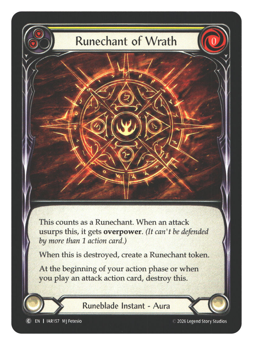 Runechant of Wrath | Near Mint / English / Normal