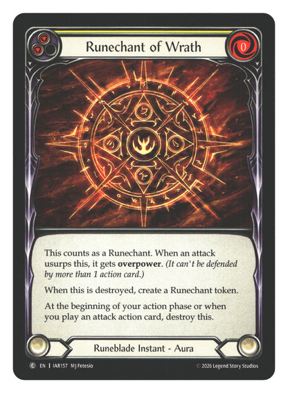 Runechant of Wrath | Near Mint / English / Normal