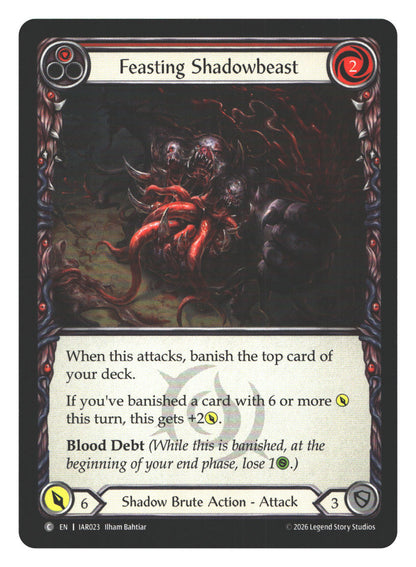 Feasting Shadowbeast (Red) | Near Mint / English / Normal