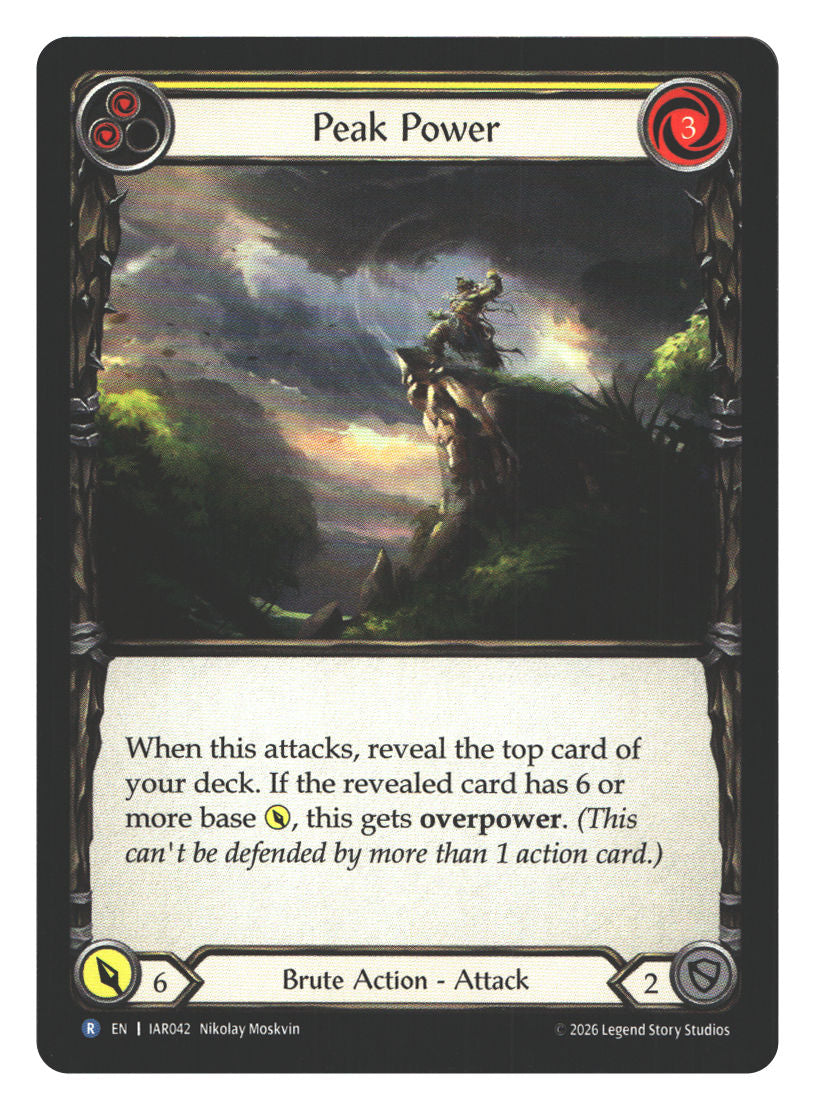 Peak Power (Yellow)
