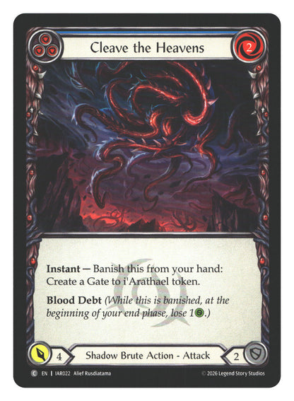 Cleave the Heavens (Blue) | Near Mint / English / Normal