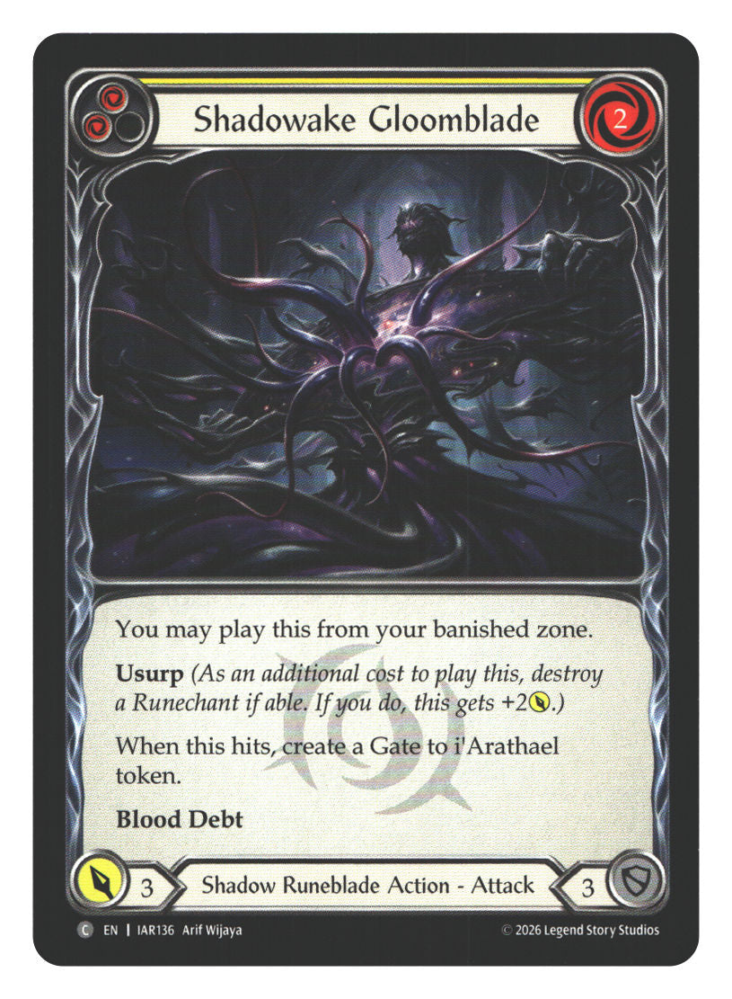 Shadowake Gloomblade (Yellow) | Near Mint / English / Normal