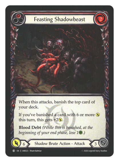 Feasting Shadowbeast (Red) | Near Mint / English / Normal