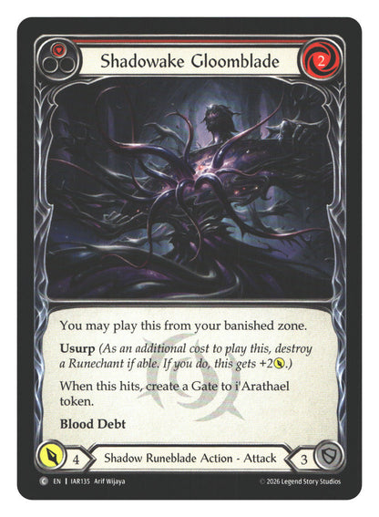 Shadowake Gloomblade (Red) | Near Mint / English / Normal