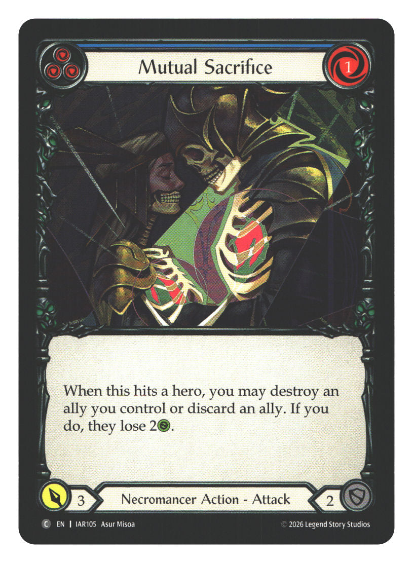Mutual Sacrifice (Blue) | Near Mint / English / Normal