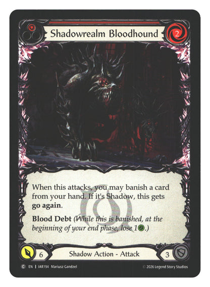 Shadowrealm Bloodhound (Red) | Near Mint / English / Normal