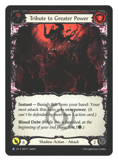 Tribute to Greater Power
