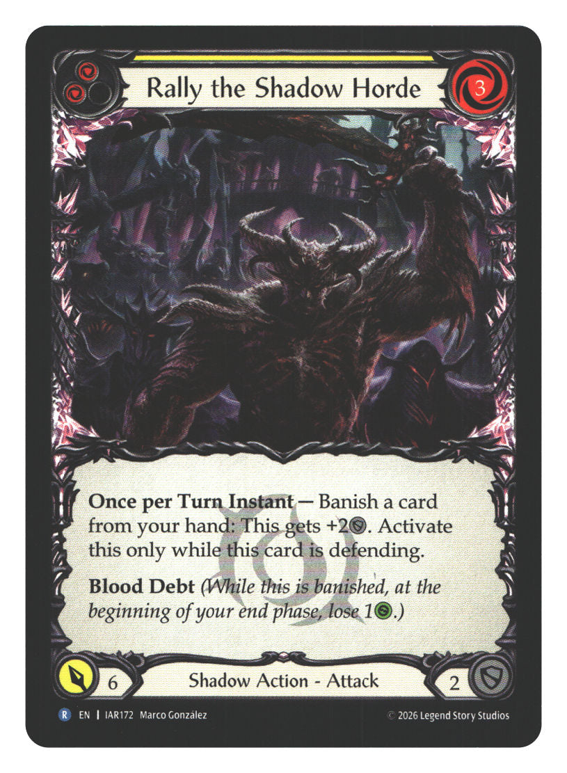 Rally the Shadow Horde (Yellow)
