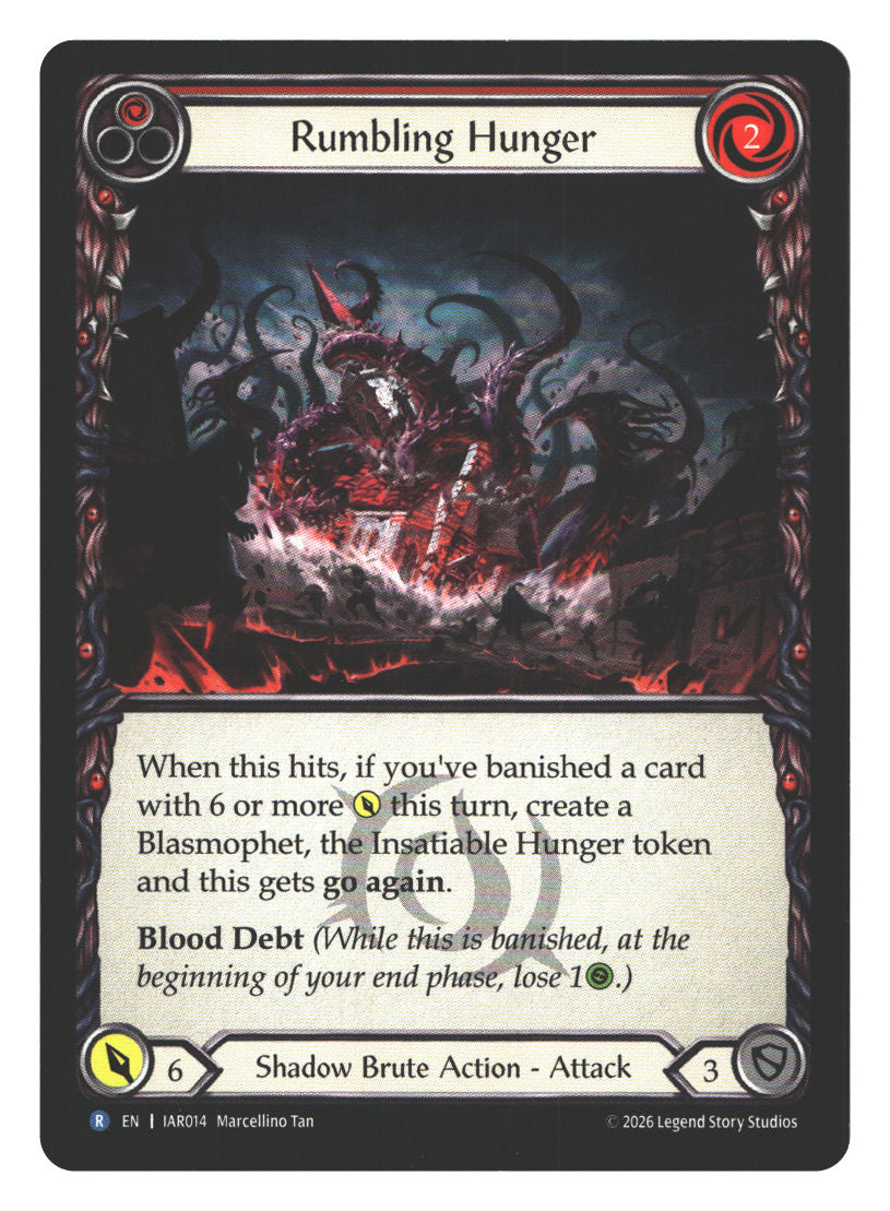 Rumbling Hunger (Red) | Near Mint / English / Normal
