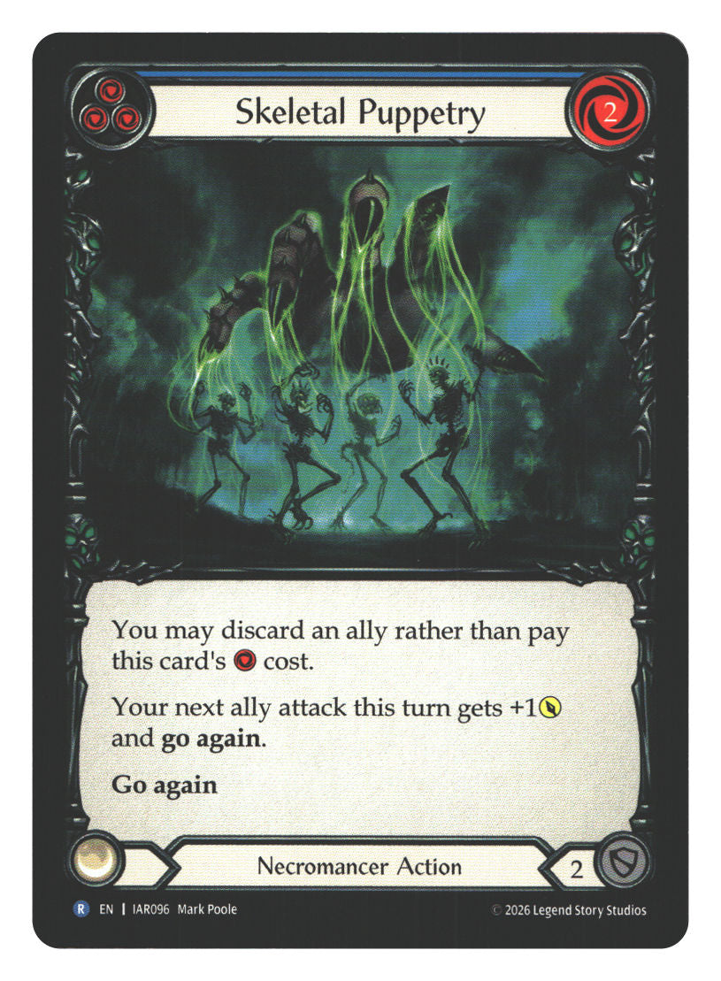 Skeletal Puppetry (Blue) | Near Mint / English / Normal