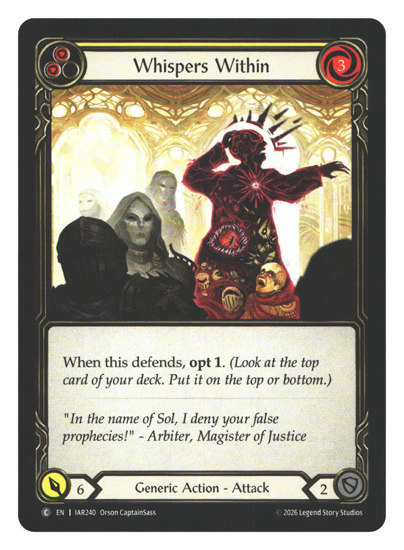 Whispers Within (Yellow) | Near Mint / English / Normal