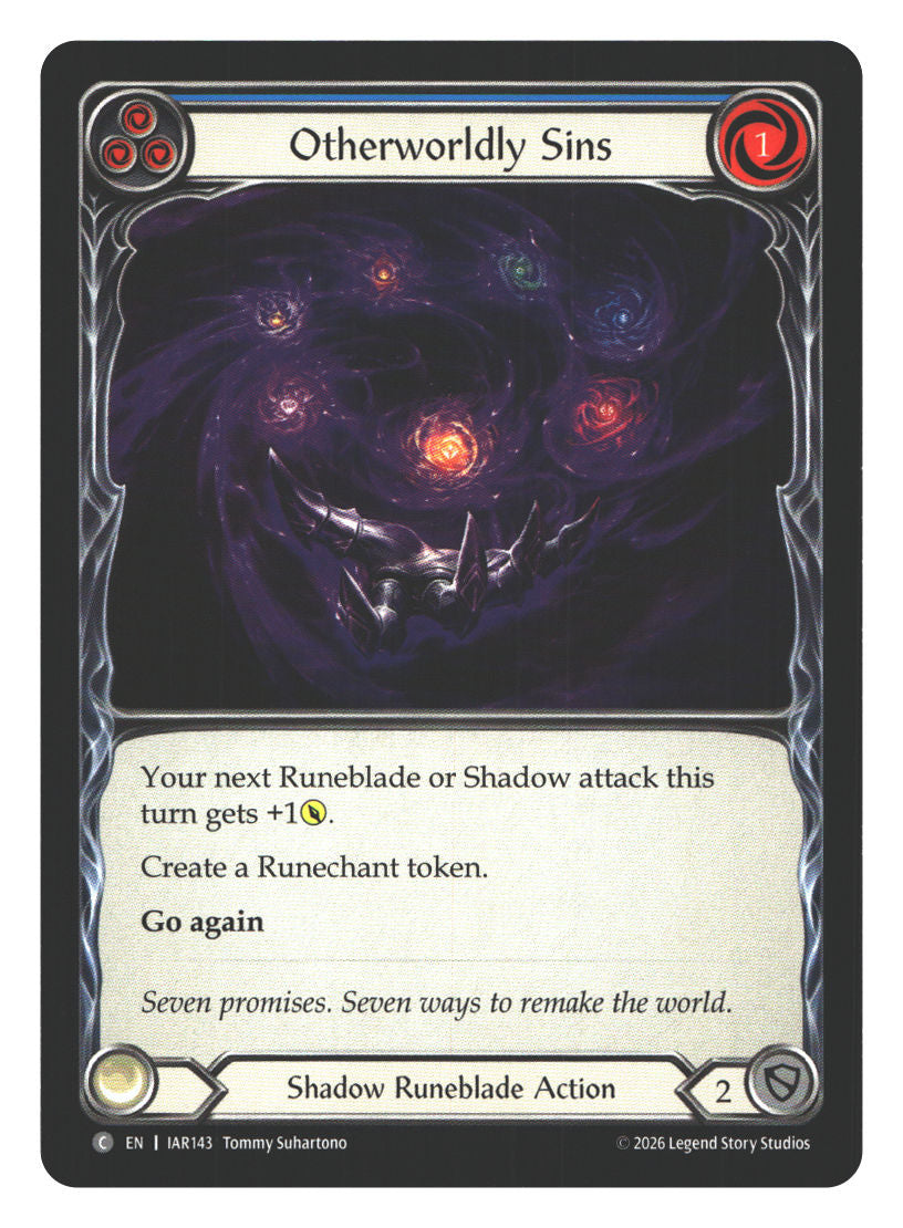 Otherworldly Sins (Blue) | Near Mint / English / Normal