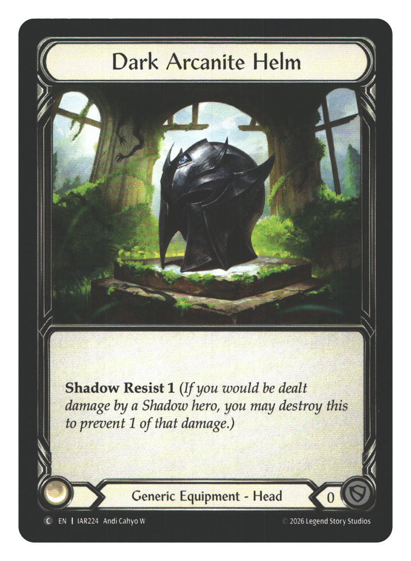 Dark Arcanite Helm | Near Mint / English / Normal