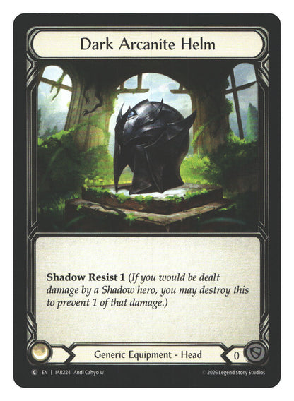 Dark Arcanite Helm | Near Mint / English / Normal
