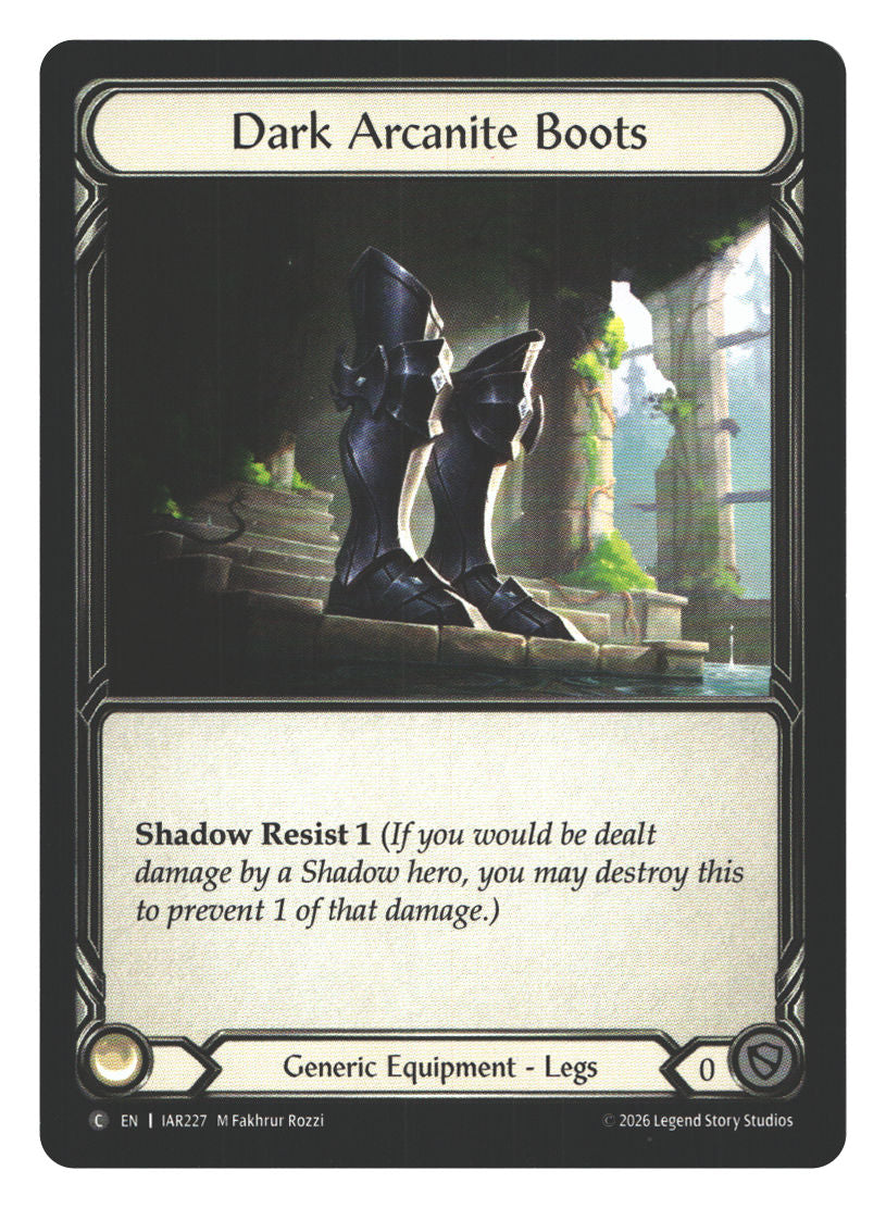 Dark Arcanite Boots | Near Mint / English / Normal