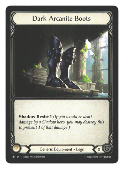 Dark Arcanite Boots | Near Mint / English / Normal