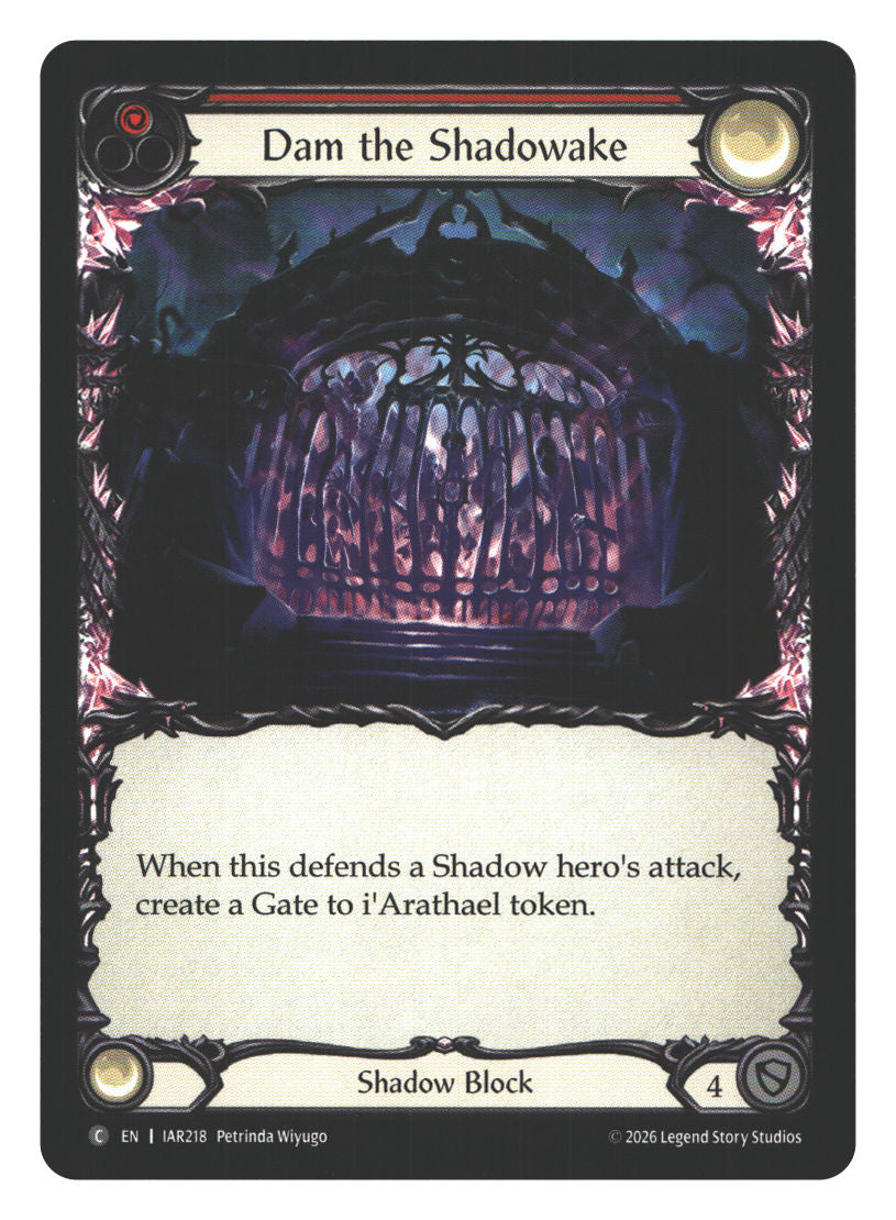 Dam the Shadowake (Red) | Near Mint / English / Normal