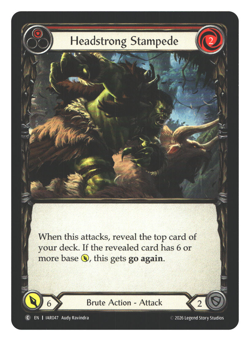 Headstrong Stampede (Red) | Near Mint / English / Normal