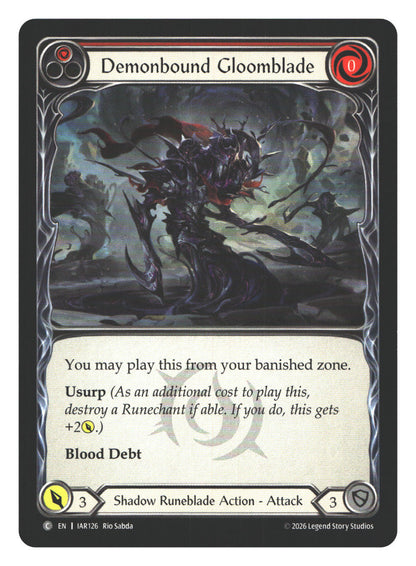 Demonbound Gloomblade (Red) | Near Mint / English / Normal