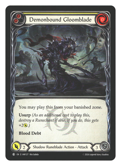 Demonbound Gloomblade (Yellow) | Near Mint / English / Normal