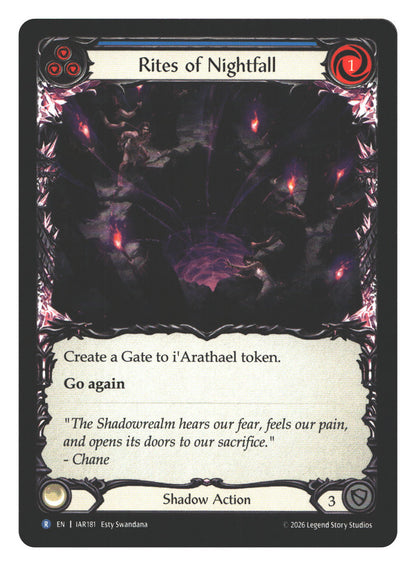 Rites of Nightfall | Near Mint / English / Normal