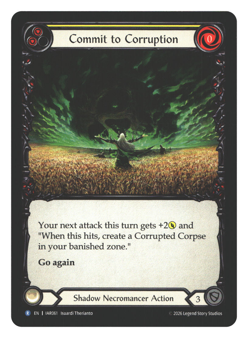 Commit to Corruption (Yellow) | Near Mint / English / Normal