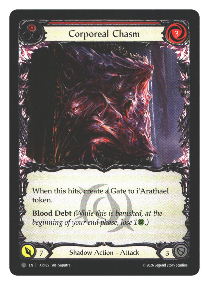 Corporeal Chasm (Red) | Near Mint / English / Normal