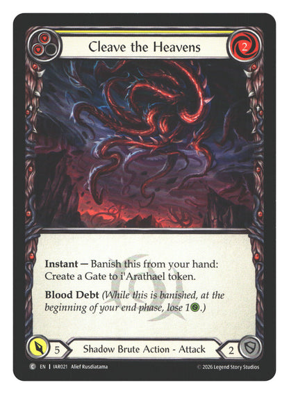 Cleave the Heavens (Yellow) | Near Mint / English / Normal