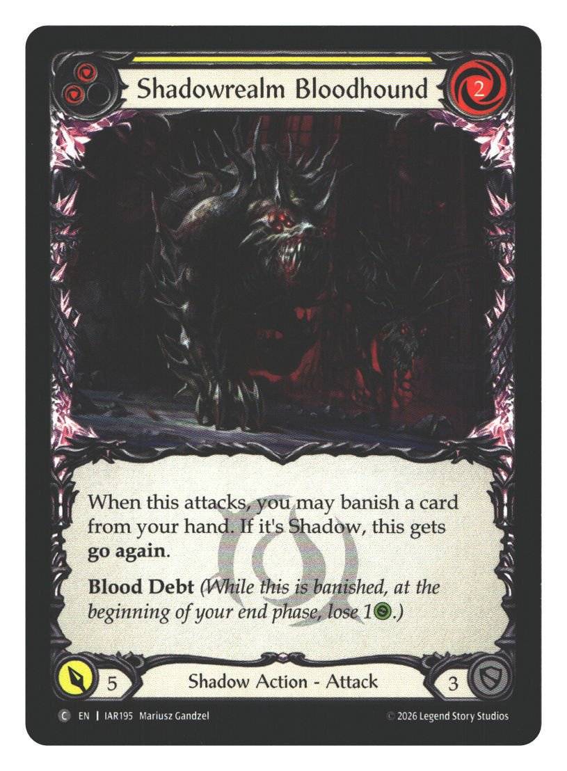 Shadowrealm Bloodhound (Yellow) | Near Mint / English / Normal