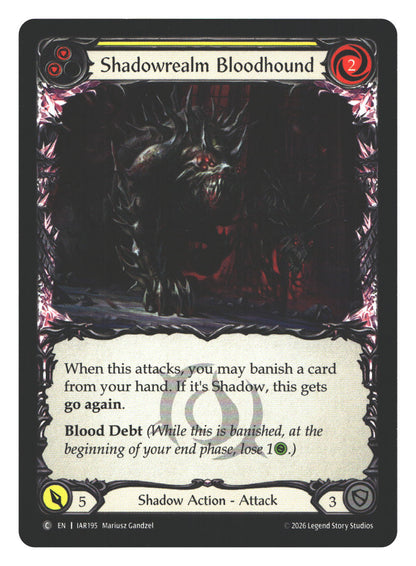 Shadowrealm Bloodhound (Yellow) | Near Mint / English / Normal