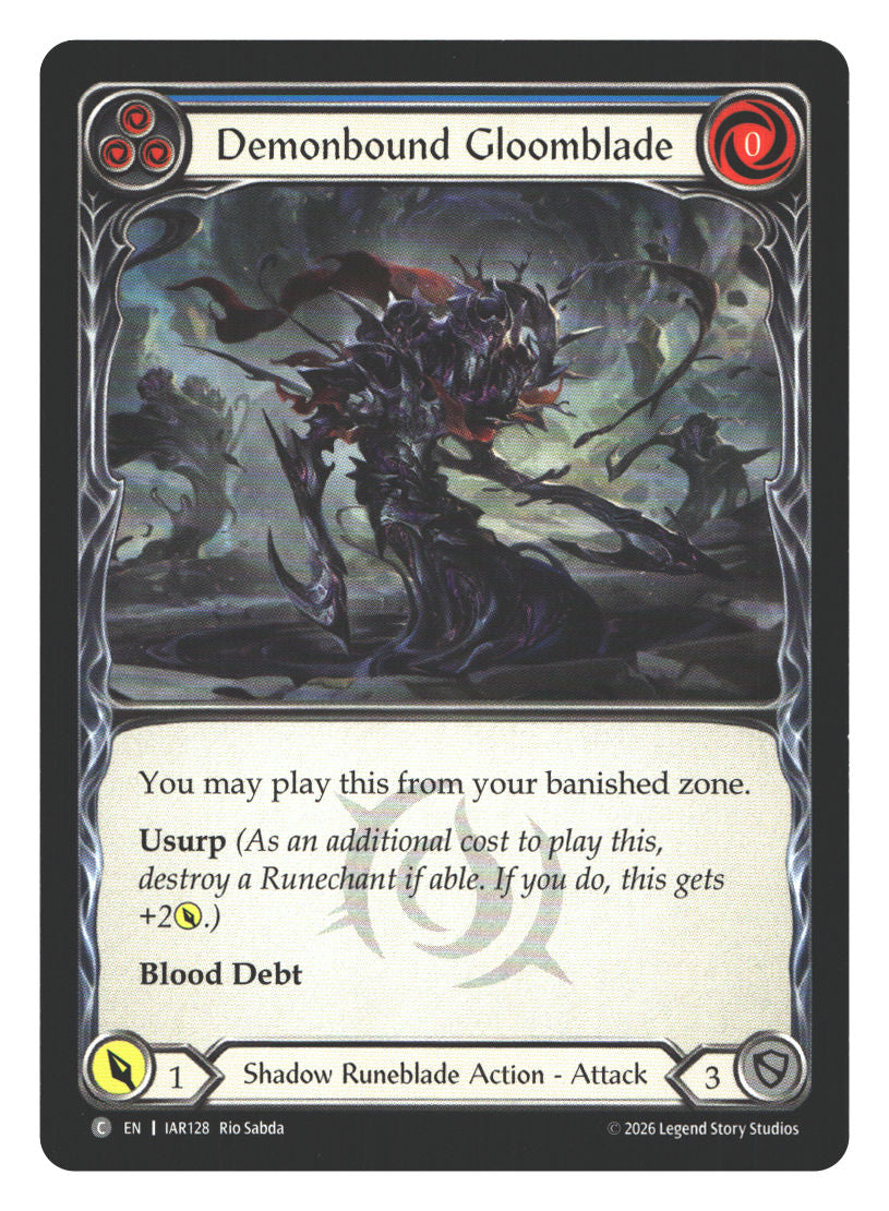 Demonbound Gloomblade (Blue) | Near Mint / English / Normal
