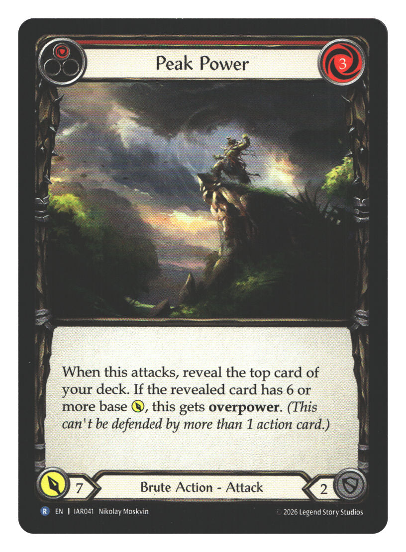 Peak Power (Red) | Near Mint / English / Normal