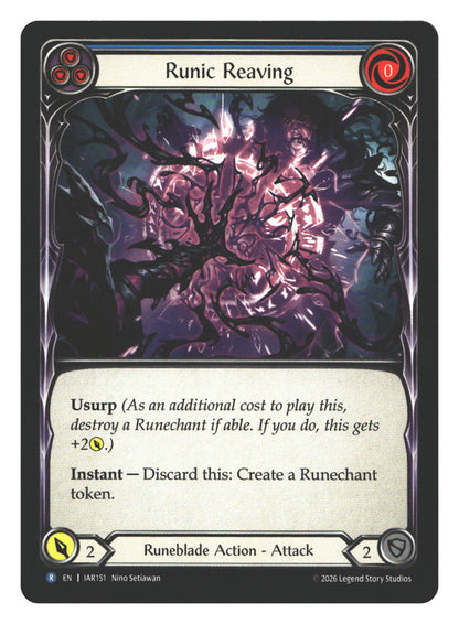 Runic Reaving (Blue) | Near Mint / English / Normal
