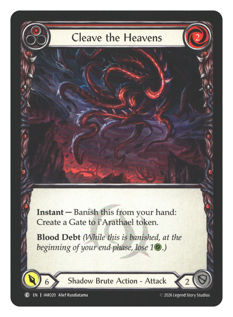 Cleave the Heavens (Red) | Near Mint / English / Normal