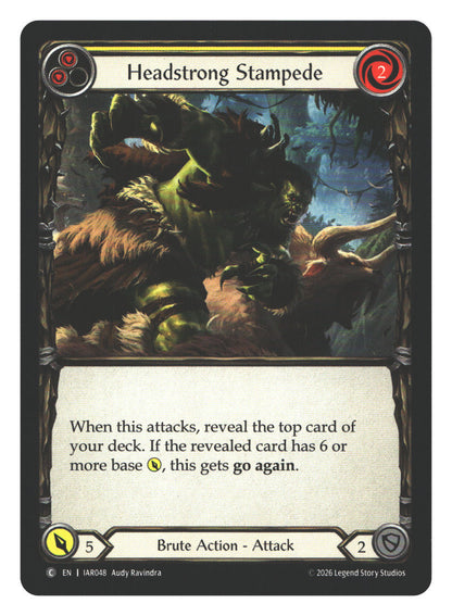 Headstrong Stampede (Yellow) | Near Mint / English / Normal