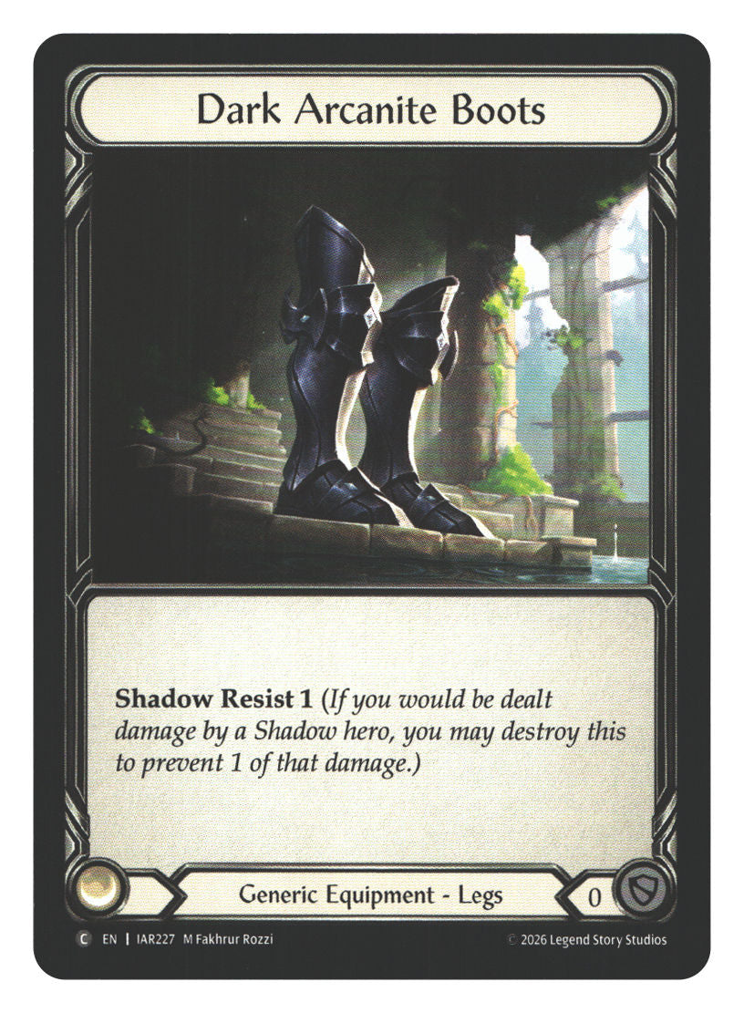 Dark Arcanite Boots | Near Mint / English / Normal