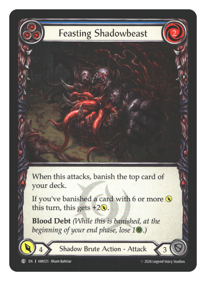 Feasting Shadowbeast (Blue) | Near Mint / English / Normal