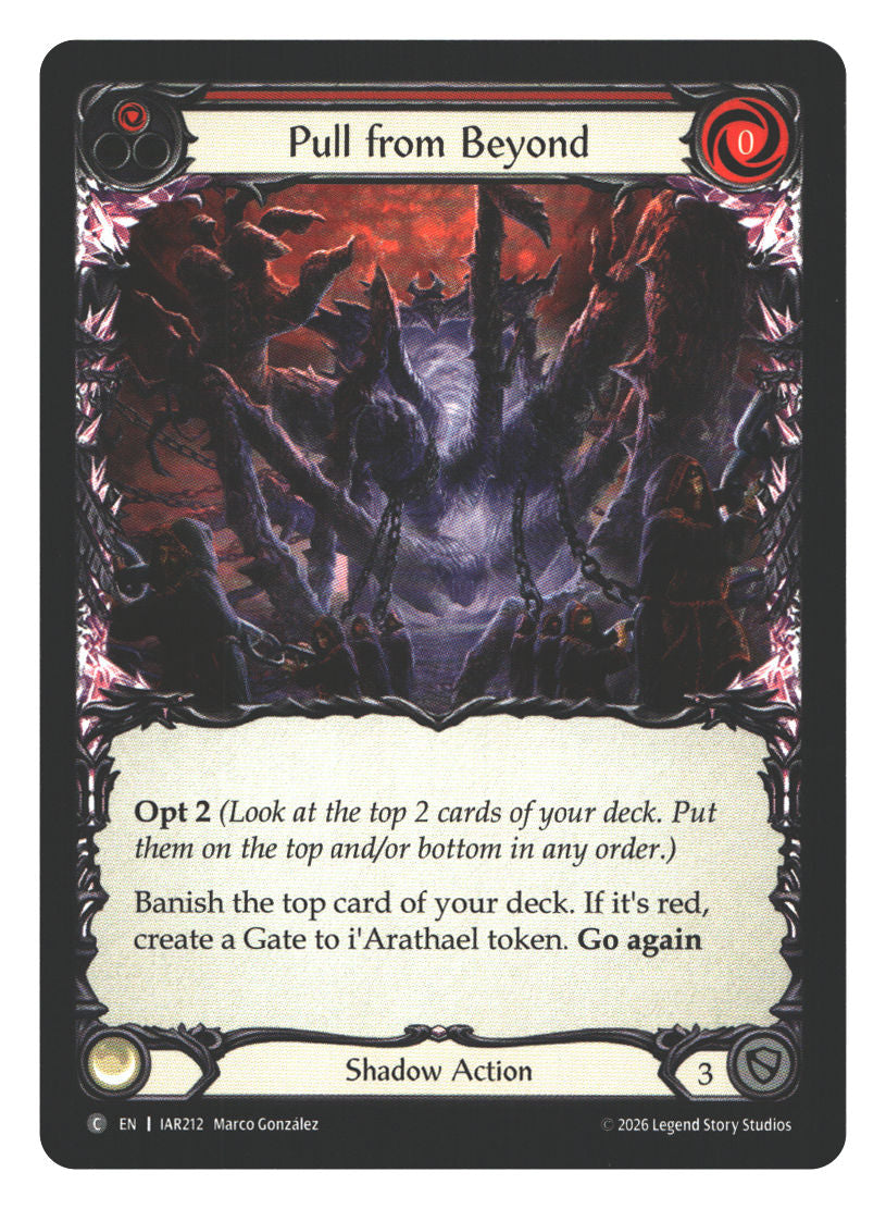 Pull from Beyond (Red) | Near Mint / English / Normal