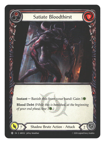 Satiate Bloodthirst (Red) | Near Mint / English / Normal