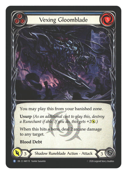 Vexing Gloomblade (Blue) | Near Mint / English / Normal