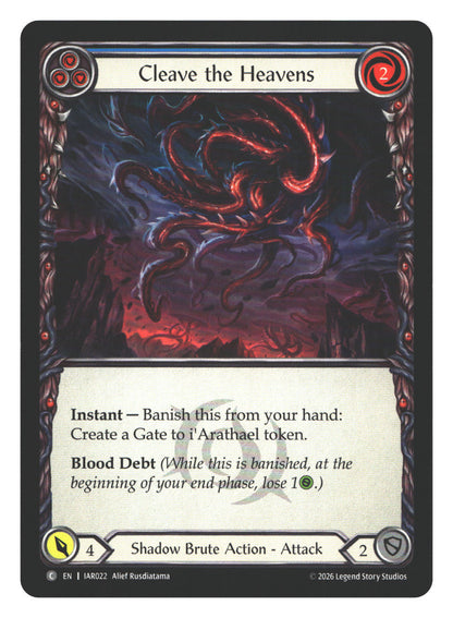 Cleave the Heavens (Blue) | Near Mint / English / Normal