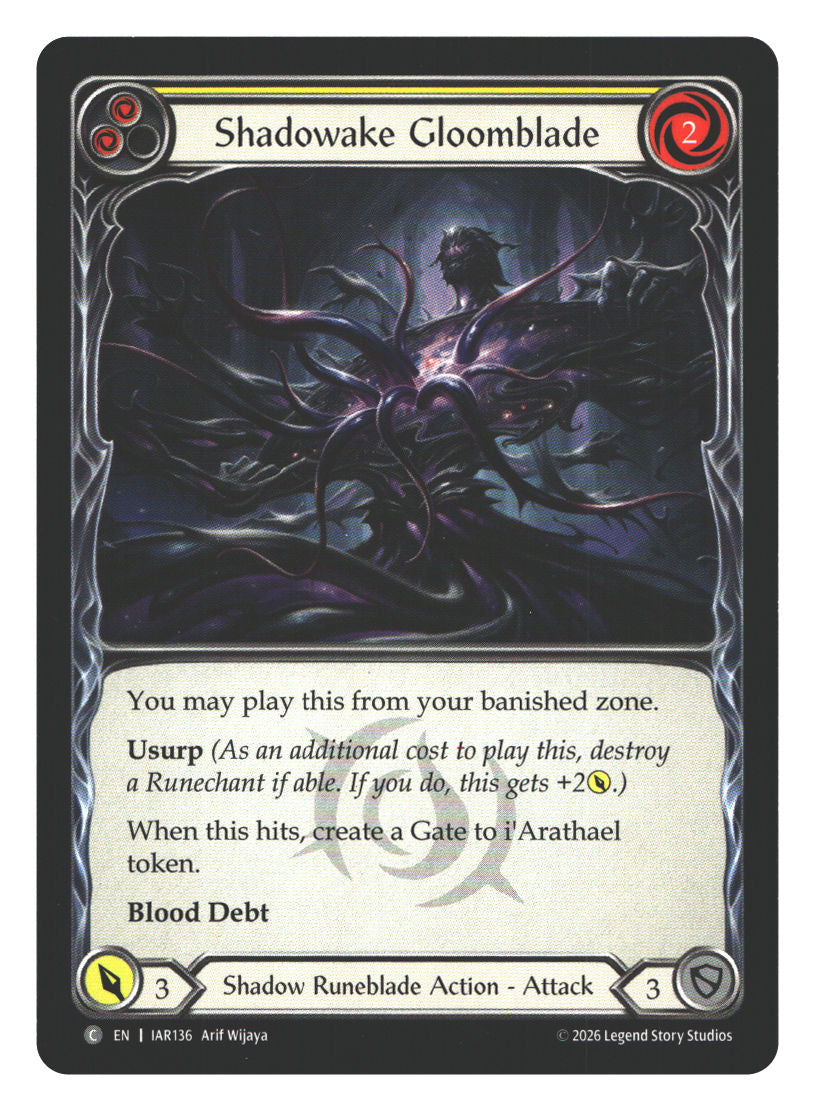 Shadowake Gloomblade (Yellow) | Near Mint / English / Normal