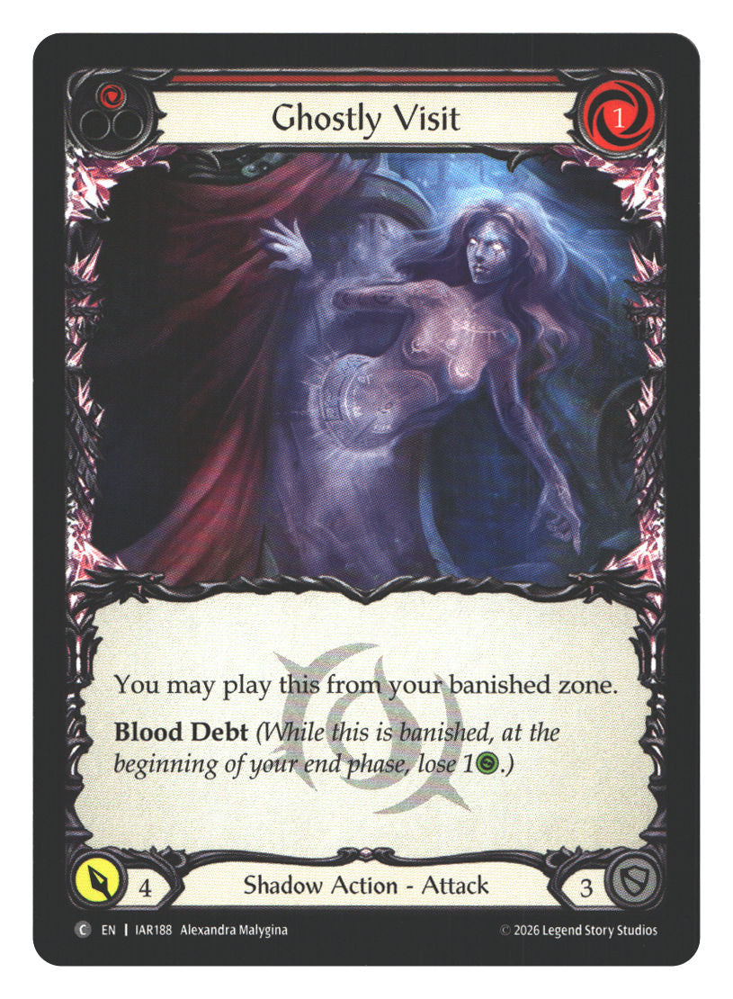 Ghostly Visit (Red) | Near Mint / English / Normal