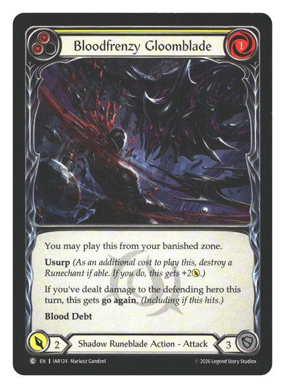 Bloodfrenzy Gloomblade (Yellow) | Near Mint / English / Normal