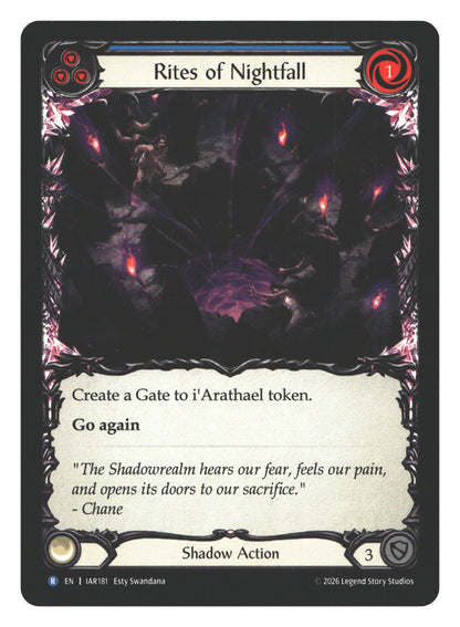 Rites of Nightfall | Near Mint / English / Normal